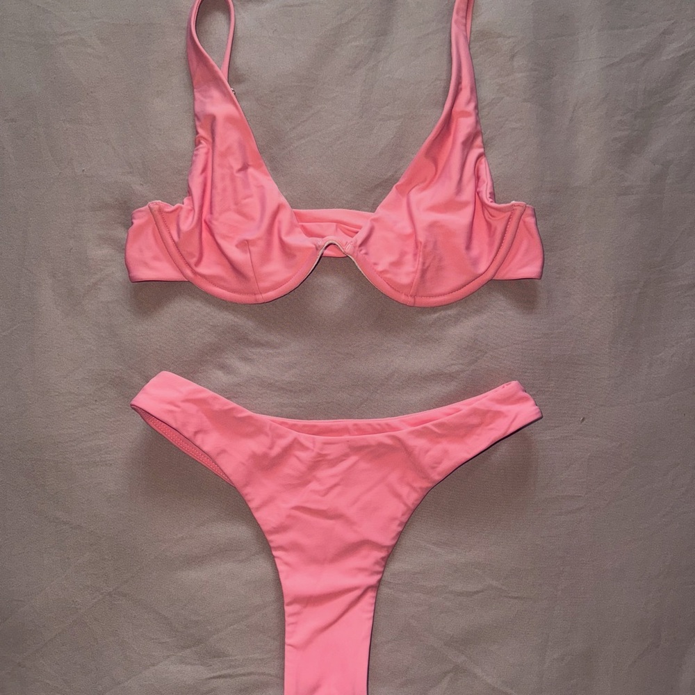 Mikoh Pink Bikini Set